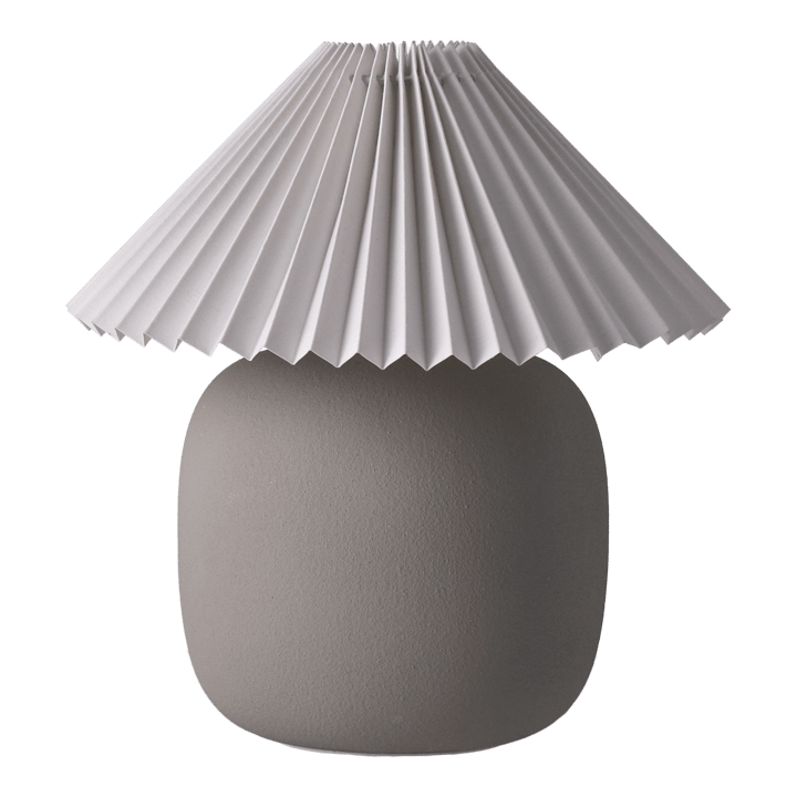 Boulder Tischleuchte 29 cm grey-pleated white - undefined - Scandi Living