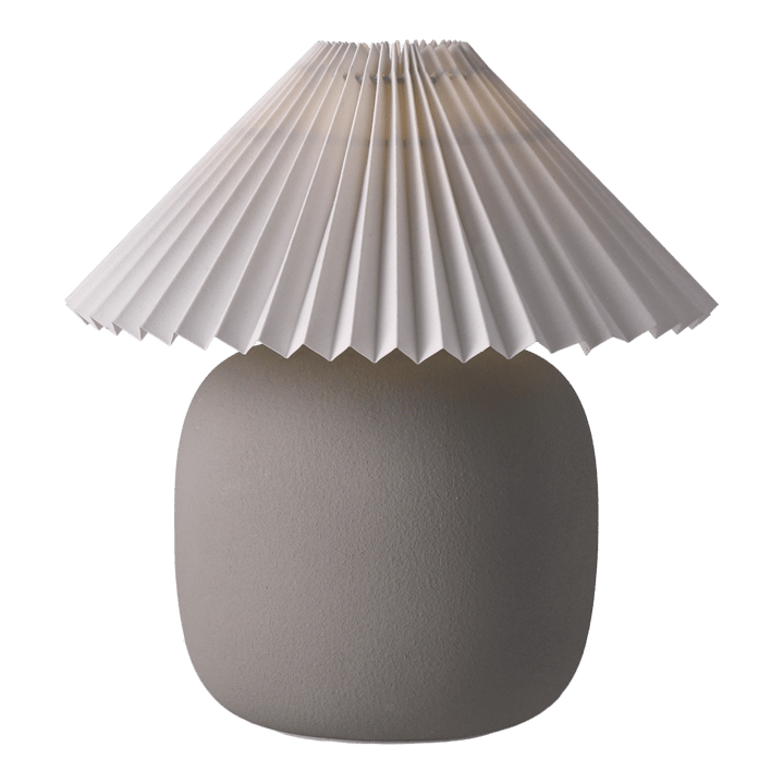 Boulder Tischleuchte 29 cm grey-pleated white Scandi Living