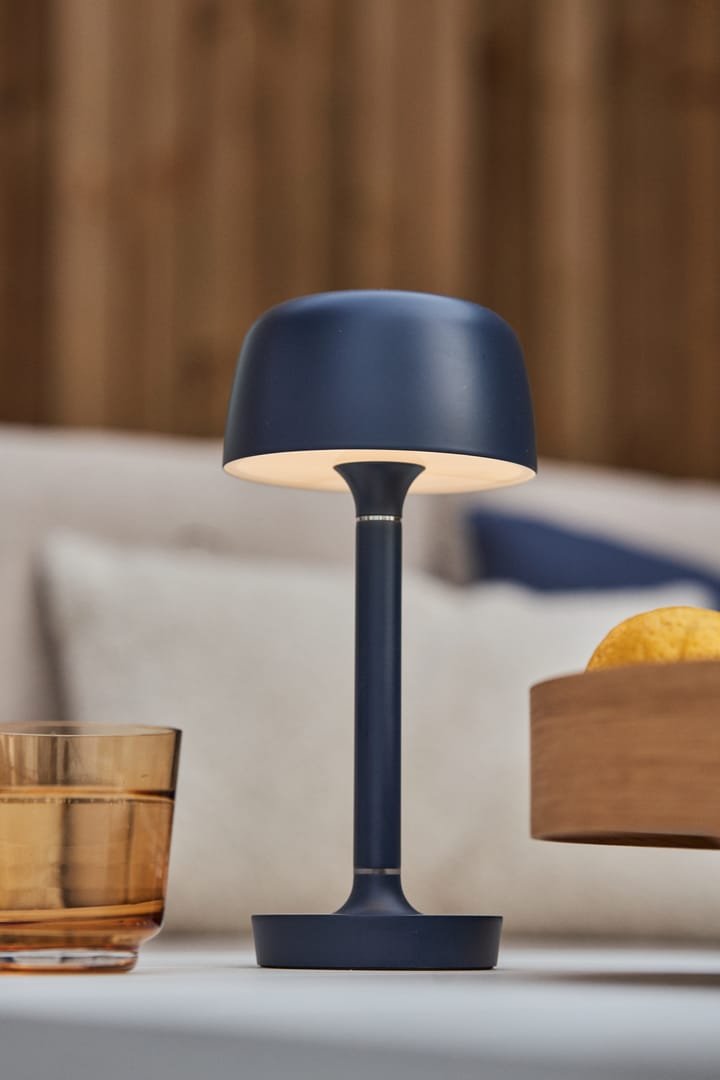 Halo portabel bordslampa 25,5 cm, Blue Scandi Living