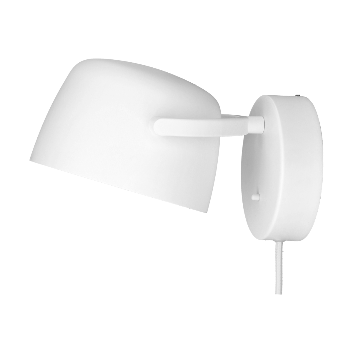 Scandi Living Halo wall lamp Ø16 cm White