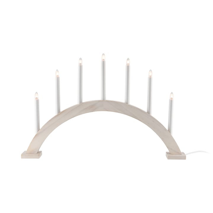 Sky advent candle bow 41 cm, white washed Scandi Living