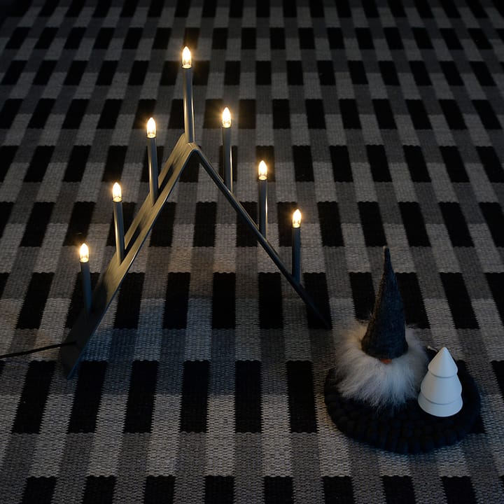 Spica 7 Advent candle holder, Dark grey, led SMD Design