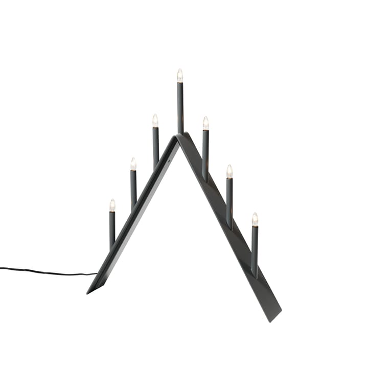 Spica 7 adventsljusstake - mörkgrå, led - SMD Design