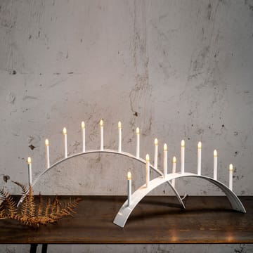 Spica Bow 7 Advent candle holder - Grey, led - SMD Design