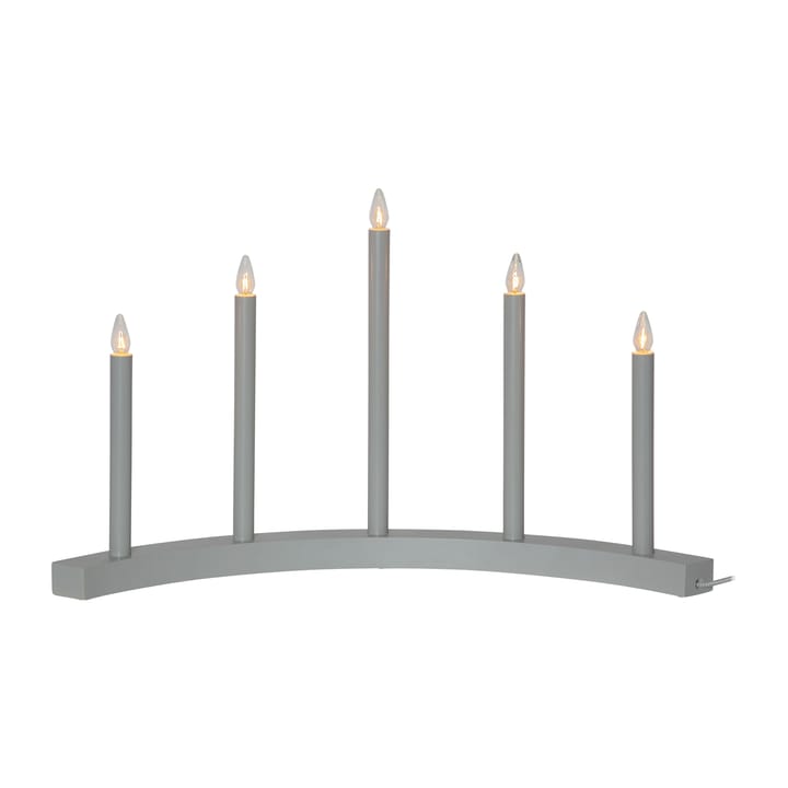 Accent advent candle, grey Star Trading