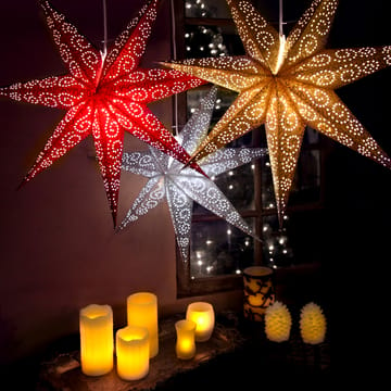 Antique advent star 60 cm - white - Star Trading