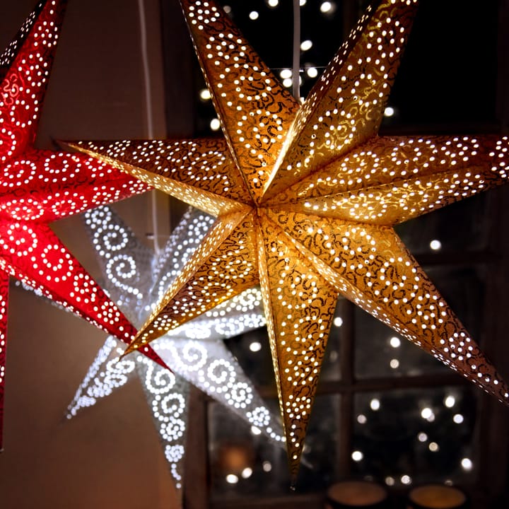 Antique advent star 60 cm, white Star Trading