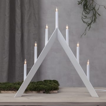 Arrow candle holders 64.5 cm - White - Star Trading