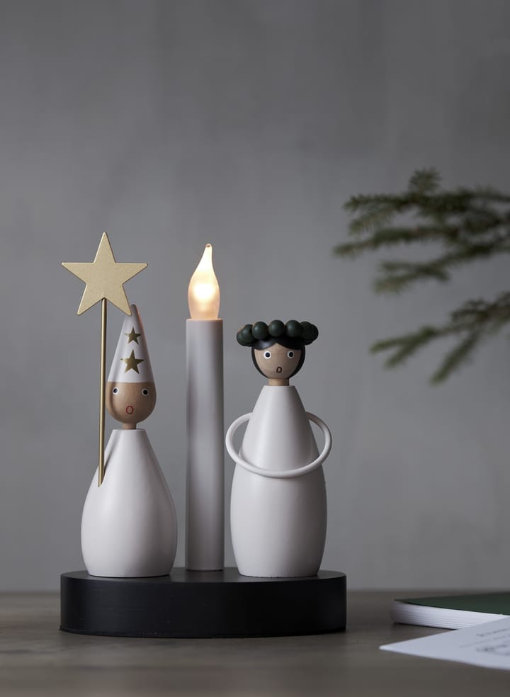 Christmas Joy candlestick, Lucia Star Trading