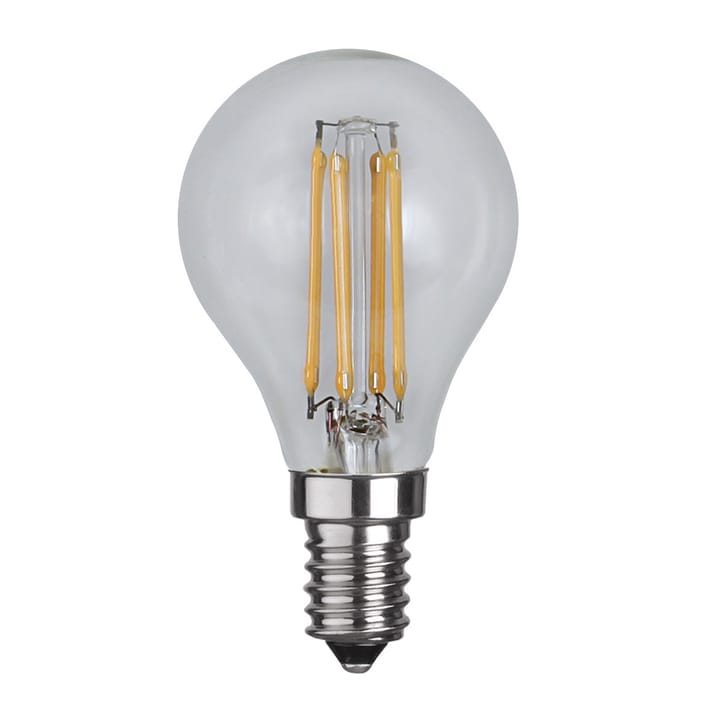 Dimbar E14 LED-lampa filament clear, 4,5 cm, 2700K Star Trading