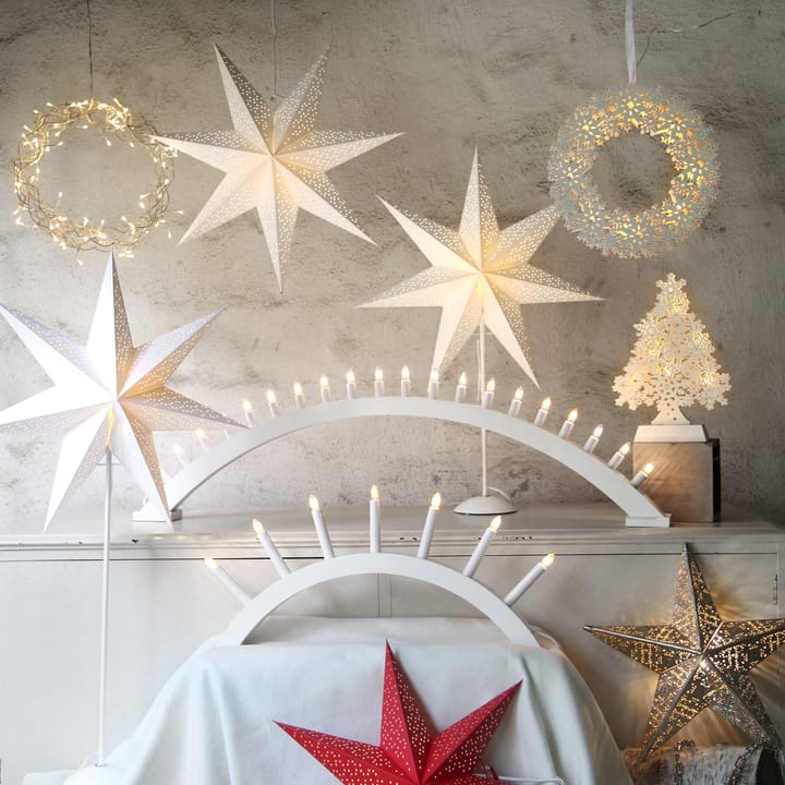 Dot advent star 54 cm, white Star Trading