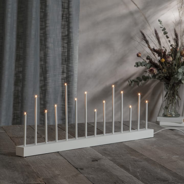 Echo advent candle arch, white Star Trading