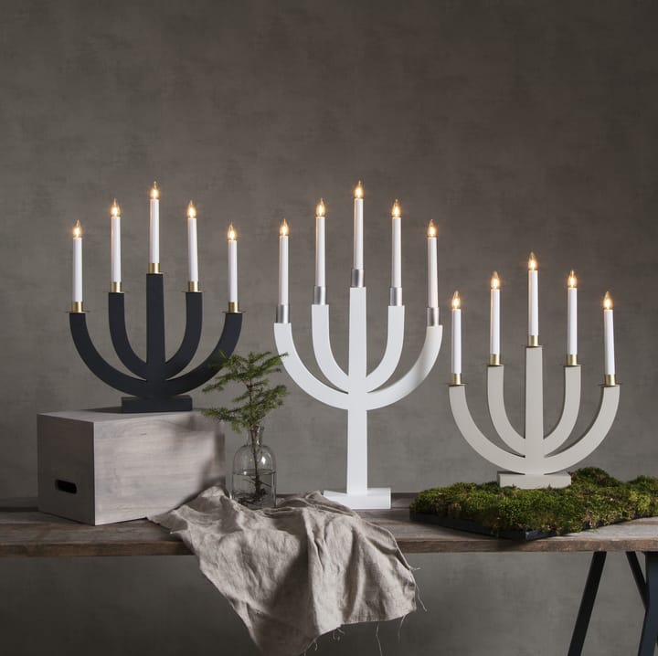 Elias candle arch, White-silver Star Trading