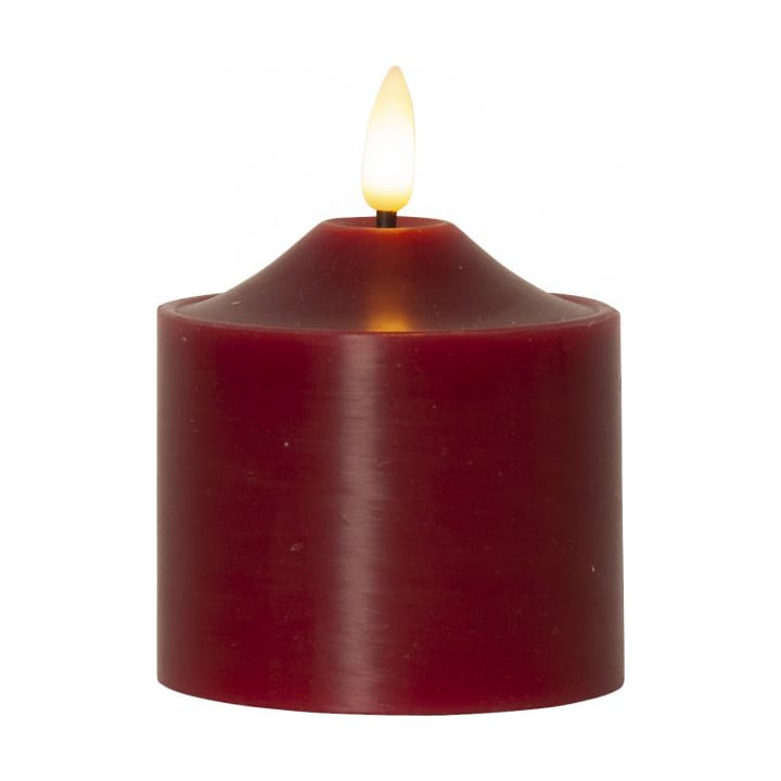 Flame LED Pillar Candle 9.5 cm, Red Star Trading