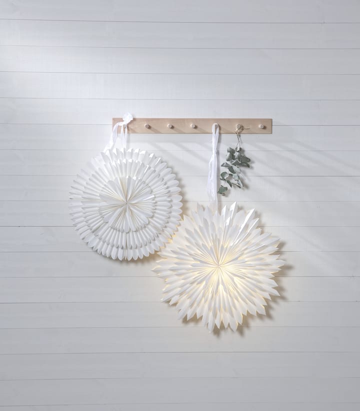 Frost advent star Ø50 cm, White Star Trading