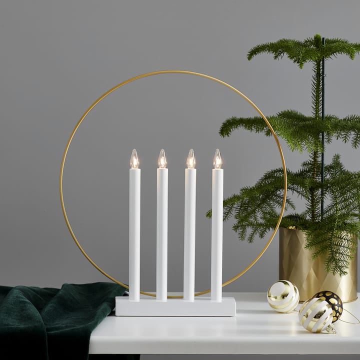 Glory advent candle, white Star Trading