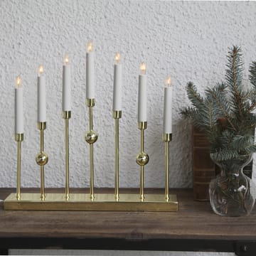 Gustavo candle arch - brass - Star Trading