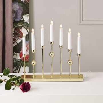 Gustavo candle arch - brass - Star Trading