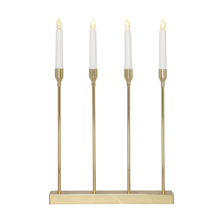 Lottie Advent candle holder - Brass - Star Trading