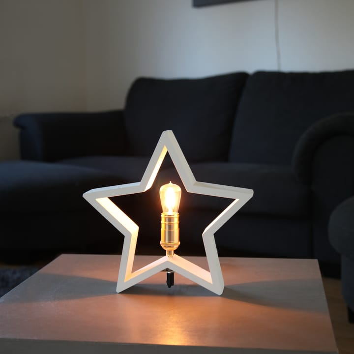 Lysekil advent star for table 29 cm, white Star Trading