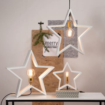 Lysekil advent star for table 29 cm - white - Star Trading