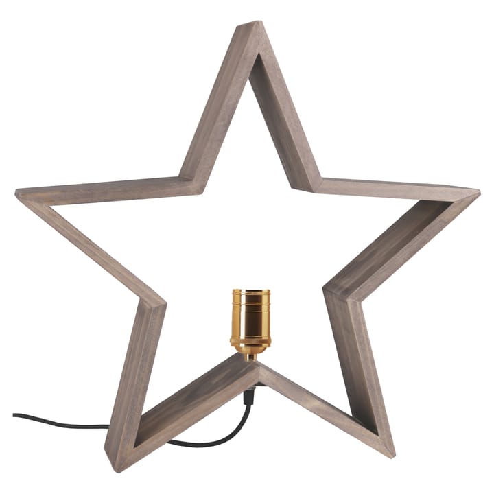 Lysekil advent star for table 48 cm, brown Star Trading