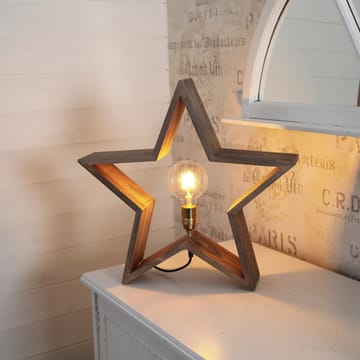 Lysekil advent star for table 48 cm - brown - Star Trading