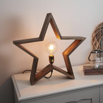 Lysekil advent star for table 48 cm - brown - Star Trading