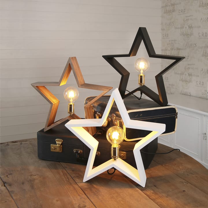 Lysekil advent star for table 48 cm, brown Star Trading