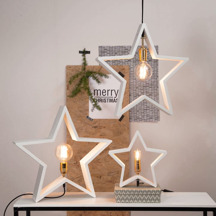 Lysekil advent star for table 48 cm, white Star Trading