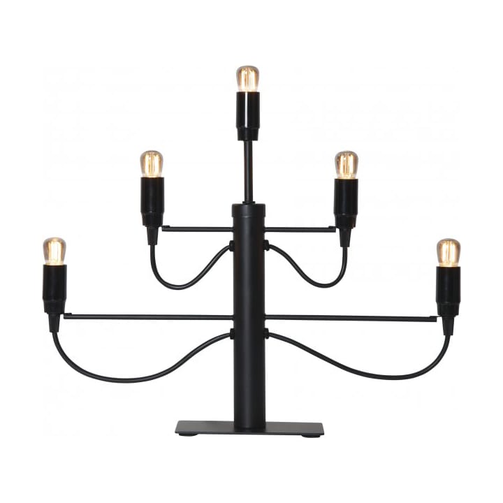 Milano 5 candlestick 46cm - Black - Star Trading