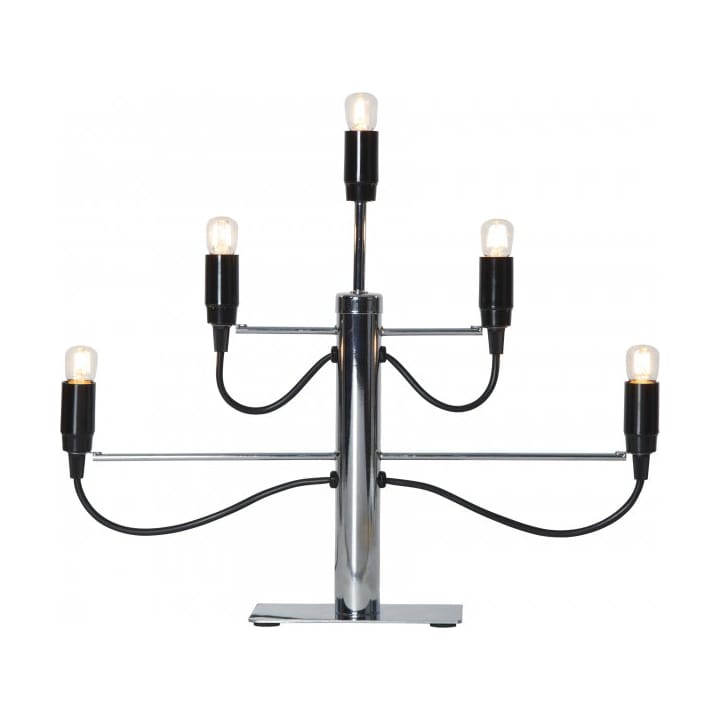 Milano 5 candlestick 46cm, Chrome Star Trading