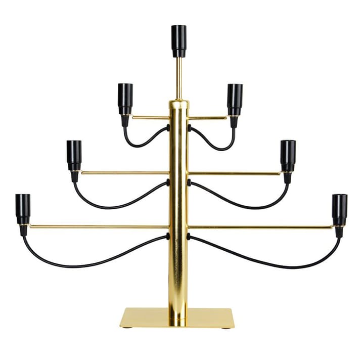 Milano electric candle holder, brass Star Trading