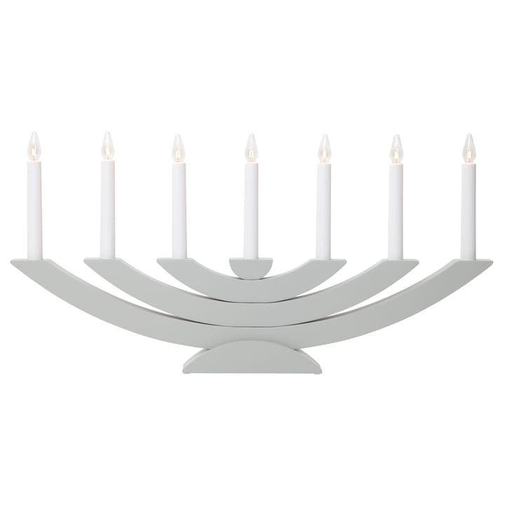 Navida advent candle arch, grey Star Trading