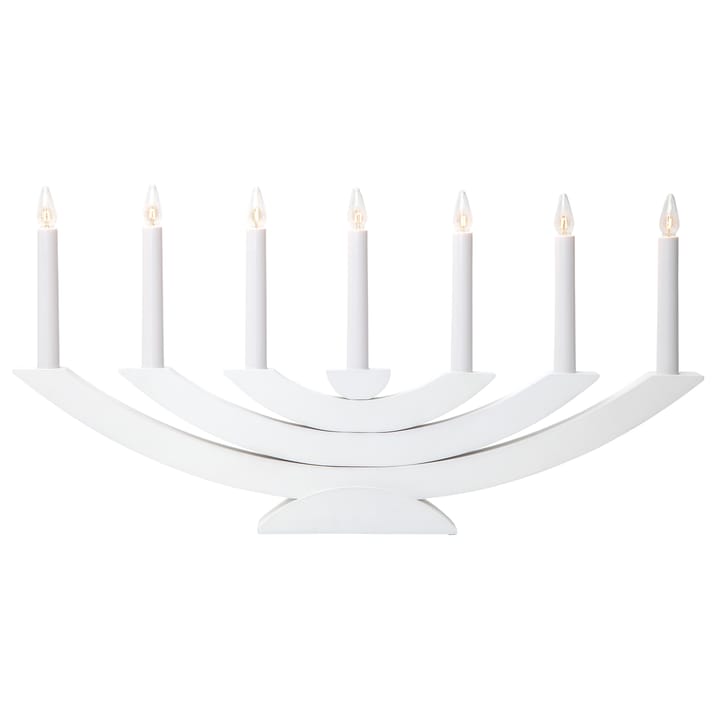 Navida advent candle arch, white Star Trading