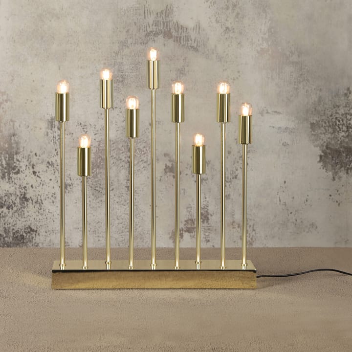 Pix electric advent candle holder, brass Star Trading