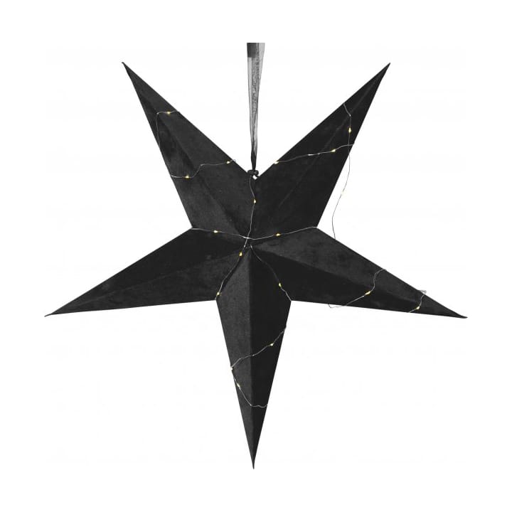 Samtpapierstern 60 cm - Schwarz - Star Trading