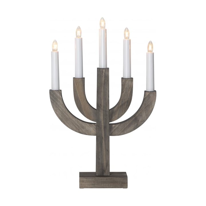 Selma candle holder 25 cm - Brown - Star Trading