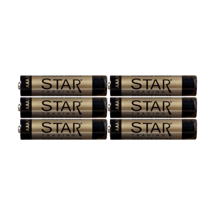 Star Trading batteri 6-pack - AAA - Star Trading