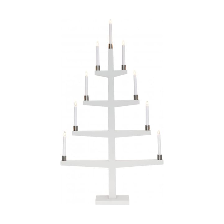 Tall candlestick 61 cm - White - Star Trading