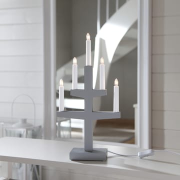 Trapp advent candle arch 46 cm - grey - Star Trading