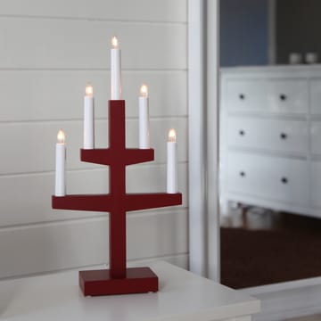 Trapp advent candle arch 46 cm - red - Star Trading