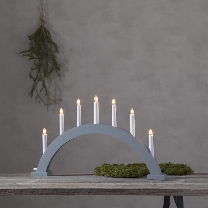 Trapp advent candle arch, grey Star Trading