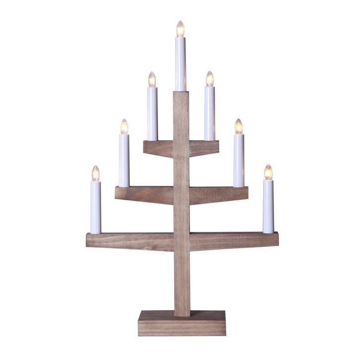 Trapp candle arch 54 cm, brown stained Star Trading