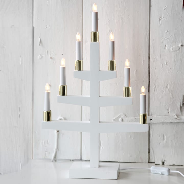 Trapp candle arch 54 cm, white Star Trading