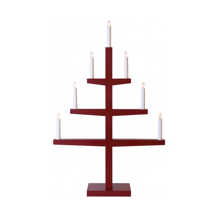 Tripp 7 Wooden Candle Holder 49 cm, Red Star Trading