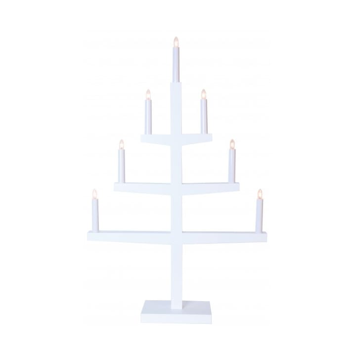 Tripp 7 Wooden Candle Holder 49 cm, White Star Trading