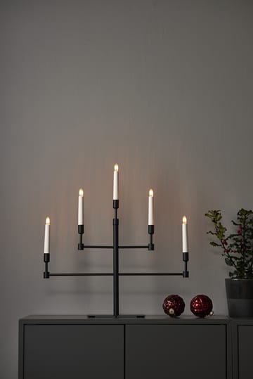 Vide advent candlestick - Black - Star Trading