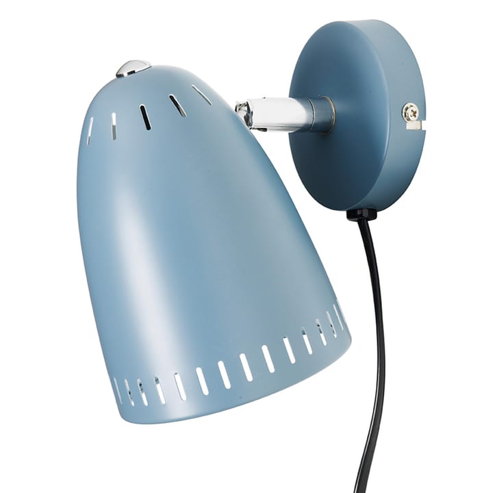 Dynamo vägglampa kort arm, matt smoke blue (blå) Superliving