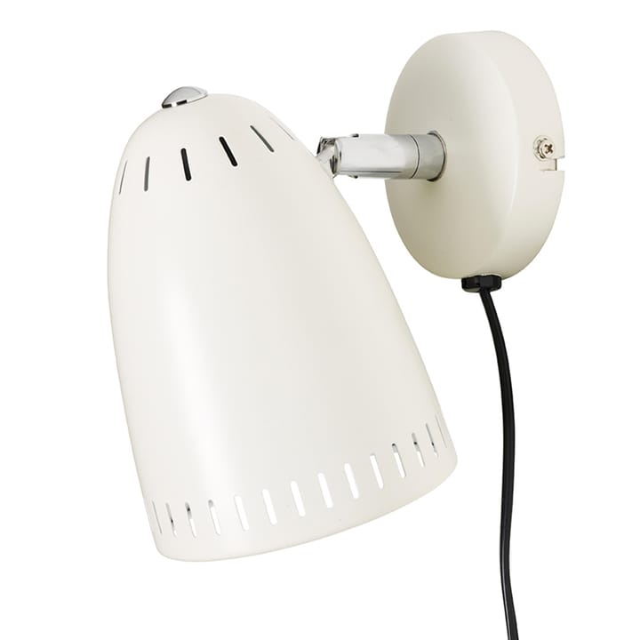 Dynamo vägglampa kort arm - matt whisper white (vit) - Superliving